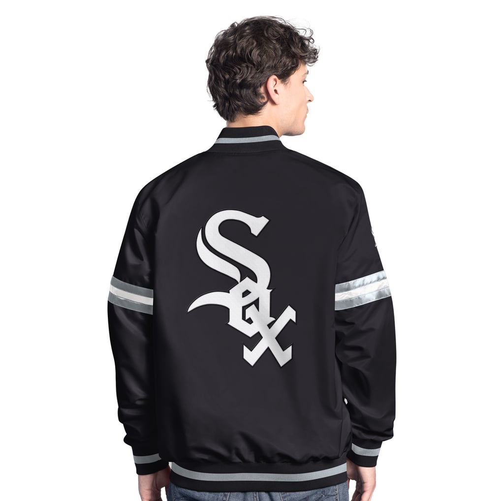  Chicago White Sox Starter Scout Full-Snap Varsity Jacket - Black